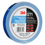 3M™ Premium Matte Cloth (Gaffers) Tape GT1, Electric Blue, 24 mm x 50 m,
11 mil, 48/Case