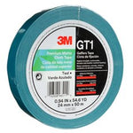 3M™ Premium Matte Cloth (Gaffers) Tape GT1, Teal, 24 mm x 50 m, 11 mil,
48/Case