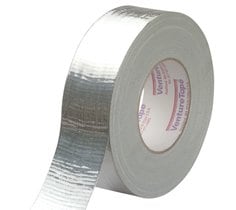 3M™ Venture Tape™ Metallized Cloth Duct Tape 1502, Silver, 48 mm x 55 m
(1.88 in x 60.1 yd), 24/Case