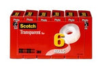 Scotch® Tape 600-6PK 3/4 in x 1296 in