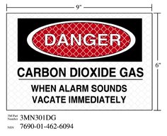 3M™ Diamond Grade™ Fire Fighting Sign 3MN301DG, "DANGER…IMMED", 9 in x 6
in, 10/Package