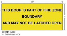 3M™ Diamond Grade™ Ventilation Sign 3MN405DG, "THIS…OPEN", 10 in x 3 in,
10/Package
