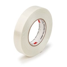 3M™ Filament-Reinforced Electrical Tape 1039, Bulk, 3 in paper core, 1/4
in x 60 yds, 144 Rolls/Case