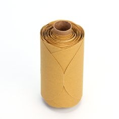 3M™ Stikit™ Gold Disc Roll, 01196, 5 in, P120 grade, 75 discs per roll,
6 rolls per case