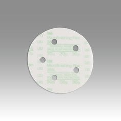 3M™ Microfinishing PSA Film Disc 268L, 60 Mic 3MIL, Type D, 5 in x NH,
D/F 5HL, Die 500FH, 25/Bag, 500 ea/Case