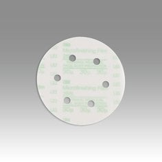 3M™ Hookit™ Microfinishing Film Disc 268L, D/F, Type D, 6 in x NH 6,
Holes 30 Micron, 25/Bag, 500 ea/Case