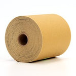 3M™ Stikit™ Gold Paper Sheet Roll 236U, 02696, P120, 4 1/2 in x 20 yd, 6
rolls per case
