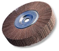 3M™ Flap Wheel 741A, 80 X-weight, 6 in x 1-1/2 in x 1 in, 5 ea/Case