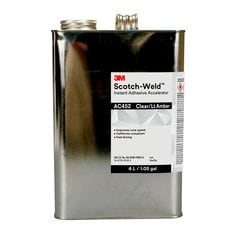 3M™ Scotch-Weld™ Instant Adhesive Accelerator AC452, Amber, 4 L Can,
1/Case
