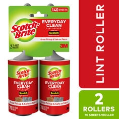 Scotch-Brite™ Lint Roller Twin Pack 836RS-70TP, 6/cs