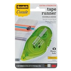 Scotch® Tape Runner Extra Strength 055-ES-CFT, .31 x 33 ft, Green
Dispenser
