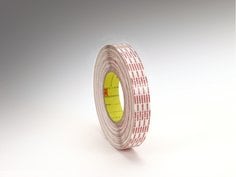 3M™ Double Coated Tape Extended Liner 476XL, Translucent, 2 in x 60 yd,
6 mil, 24 rolls per case