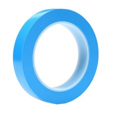 Scotch® High Temperature Fine Line Tape 4737S, Blue, 1/4 in x 36 yd, 5.4
mil, 144/Case