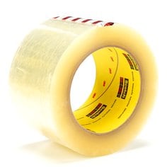 Scotch® Box Sealing Tape 372, Clear, 48 mm x 1500 m, 3/Case