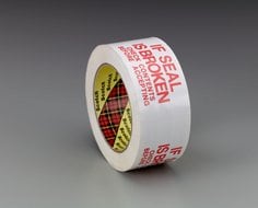 Scotch® Printed Message Box Sealing Tape 3771, White, 48 mm x 914 m,
6/Case