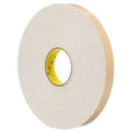 3M™ Double Coated Polyethylene Foam Tape 4496W, White, 1 1/2 in x 36 yd,
62 mil, 6 rolls per case