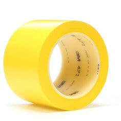 3M™ Vinyl Tape 471, Yellow, 48 in x 20 yd, 5.2 mil, 4 rolls per case,
Untrimmed