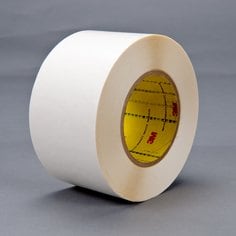 3M™ Double Coated Tape 9579, White, 3 in x 36 yd, 9 mil, 12 rolls per
case