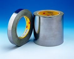 3M™ Lead Foil Tape 420, Dark Silver, 19 in x 36 yd, 6.8 mil, 1 roll per
case