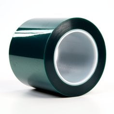 3M™ Polyester Tape 8992, Green, 4 in x 72 yd, 3.2 mil, 8 rolls per case