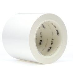 3M™ Vinyl Tape 471, White, 4 in x 36 yd, 5.2 mil, 8 rolls per case,
Individually Wrapped Conveniently Packaged
