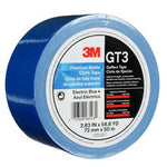 3M™ Premium Matte Cloth (Gaffers) Tape GT3, Electric Blue, 72 mm x 50 m,
11 mil, 16/Case