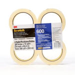 Scotch® Light Duty Packaging Tape 600, Clear, High Clarity, 3/4 in x 72
yd, 12 Pack/Case, Conveniently Packaged