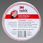 3M™ Safety Stripe Vinyl Tape 767, Red/White, 2 in x 36 yd, 5 mil, 12 Roll/Case, Individually Wrapped Conveniently Packaged