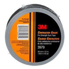 3M™ Contractor Grade Pro Strength Duct Tape 3979, Silver, 1.88 in x 60
yd, 24/Case, Individually Wrapped Conveniently Packaged