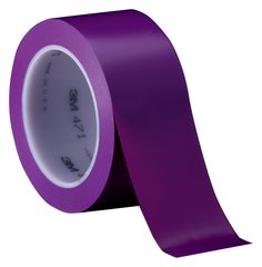 3M™ Vinyl Tape 471, Purple, 48 in x 20 yd, 5.2 mil, 4 rolls per case,
Untrimmed