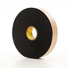 3M™ Double Coated Polyethylene Foam Tape 4496B, 3/4 in x 5 yd, 62 mil,
12 Rolls/Case