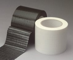 3M™ Woven Patch Tape 442W, White, 6 in x 55 yd, 10 rolls per case