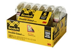 Scotch® Double Sided Tape 6137H-2PC-MP 1/2 in x 500 in
