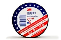 3M™ Temflex™ Vinyl Electrical Tape 1776, 3/4 in x ‎60 ft, 1-1/2 in Core,
Black, 1 roll/carton, 100 rolls/Case