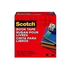 Scotch® Book Tape, 845-150, 1.5 in x 540 in (15 yd) (38,1 mm x 13,7 m)