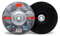 3M™ Silver Depressed Center Grinding Wheel, 87448, T27 Quick Change, 7
in x 1/4 in x 5/8 in-11 in, 10/Carton, 20 ea/Case