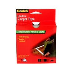 Scotch® Outdoor Carpet Tape, CT3010, 1.375 in x 13.333 yd (34.9 mm x
12.1 m)