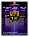 3M™ Pro Grade Precision™ Faster Sanding Sanding Sheets 220 grit Fine,
26220TRI-3, 9 in x 11 in, 3/pk