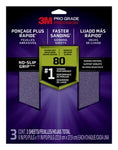 3M™ Pro Grade Precision™ Faster Sanding Sanding Sheets 80 grit Coarse,
26080TRI-3, 9 in x 11 in, 3/pk