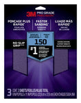 3M™ Pro Grade Precision™ Faster Sanding Sanding Sheets 150 grit Medium,
26150TRI-3, 9 in x 11 in, 3/pk