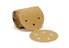 3M™ Stikit™ Gold Film Disc Roll 255L, P100, 5 in x NH, D/F 5HL, Die
500FH, 125 discs per roll