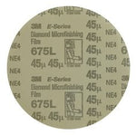3M™ Diamond Microfinishing Film PSA Disc 675L, 45 Mic 5MIL, Gray, 6 in x
1/2 in, Die 600W