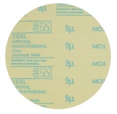 3M™ Hookit™ Microfinishing Film Disc 268L, 15 Mic 3MIL, Type D, 3 in x
7/8 in, Die 300M