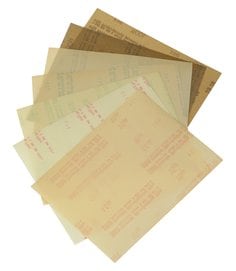 3M™ Microfinishing Film Sheet 272L, 9 Mic 5MIL, Type UK, 8-1/2 in x 11
in
