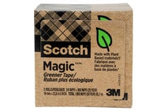 Scotch® Magic™ Greener Tape 812-2P, 3/4 in x 900 in (19 mm x 22,8 m)