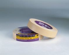 Scotch® Solvent Resistant Masking Tape 2040-36A-BK, 36 mm x 55 m, 24 per
case