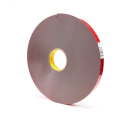 3M™ VHB™ Tape 4991, Gray, 1 in x 36 yd, 90 mil, 9 rolls per case