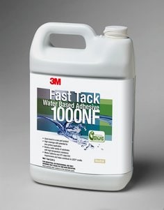 3M™ Fast Tack Water Based Adhesive 1000NF, Neutral, 1 Gallon Can, 4 Bottle/Case
