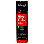 3M™ Super 77™ CA Multipurpose Spray Adhesive, Low VOC <25%, Clear, 24 fl
oz Can (Net Wt 18.0 oz), 12/Case