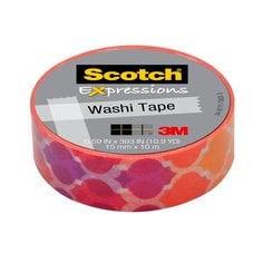 Scotch® Expressions Washi Tape C314-P19, 0.59 in x 393 in (15 mm x 10 m)
Quatrefoil Sunset